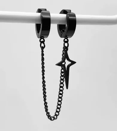Minimalist Star Clip-On Stud Earrings | No Piercing Required