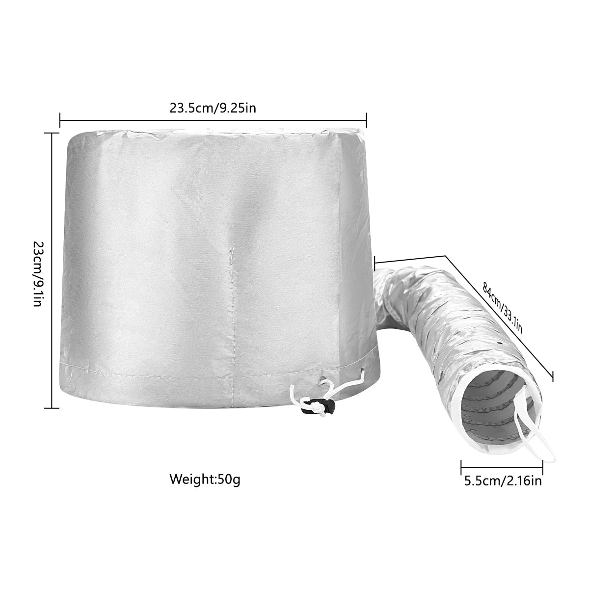 Hair Dryer Hat Drying Hat Quick Warm Air Bonnet Cap for Quick Drying & Styling Portable Energy-Efficient All Hair Types Peaceful Pleasures Health and Wellness