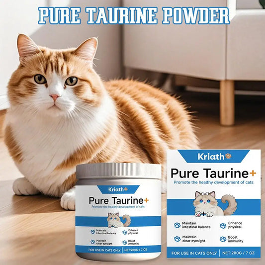 Taurine Powder For Cats Gentle Formula Supports Heart, Vision Overall Health Daily Care Supplement For Comfort And Well-Being Peaceful Pleasures Health and Wellness Default Title