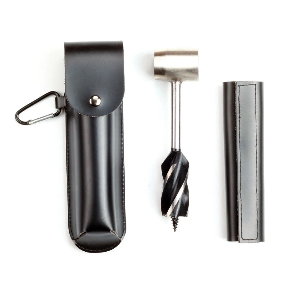 Hand Auger Drill Bit – Bushcraft & Survival Wood Drilling Tool Peaceful Pleasures Health and Wellness