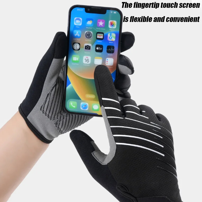 RooRuns Full-Finger Cycling Gloves | Non-Slip Silicone Grip