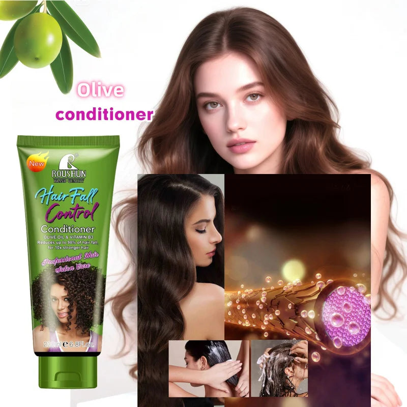 ROUSHUN Mint & Aloe Shampoo + Olive Conditioner Set | Hair Care