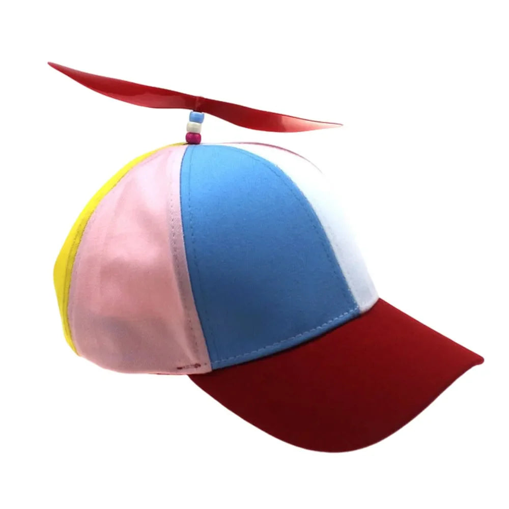 Rainbow Propeller Snapback Cap – Fun Unisex Baseball Hat