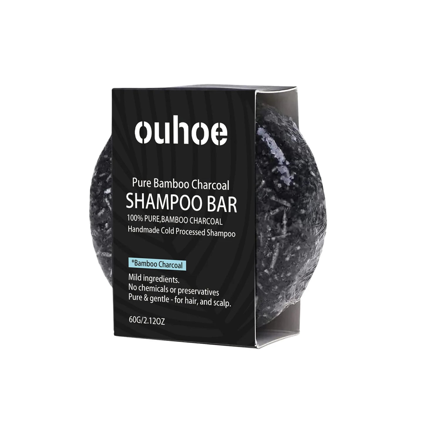 1/2/4pcs Charcoal Shampoo Soap for Oily Hair Dandruff Treatment Scalp Care Volumizing Fine Hair Solid Shampoo Bar for Men Women Peaceful Pleasures Health and Wellness 1pc