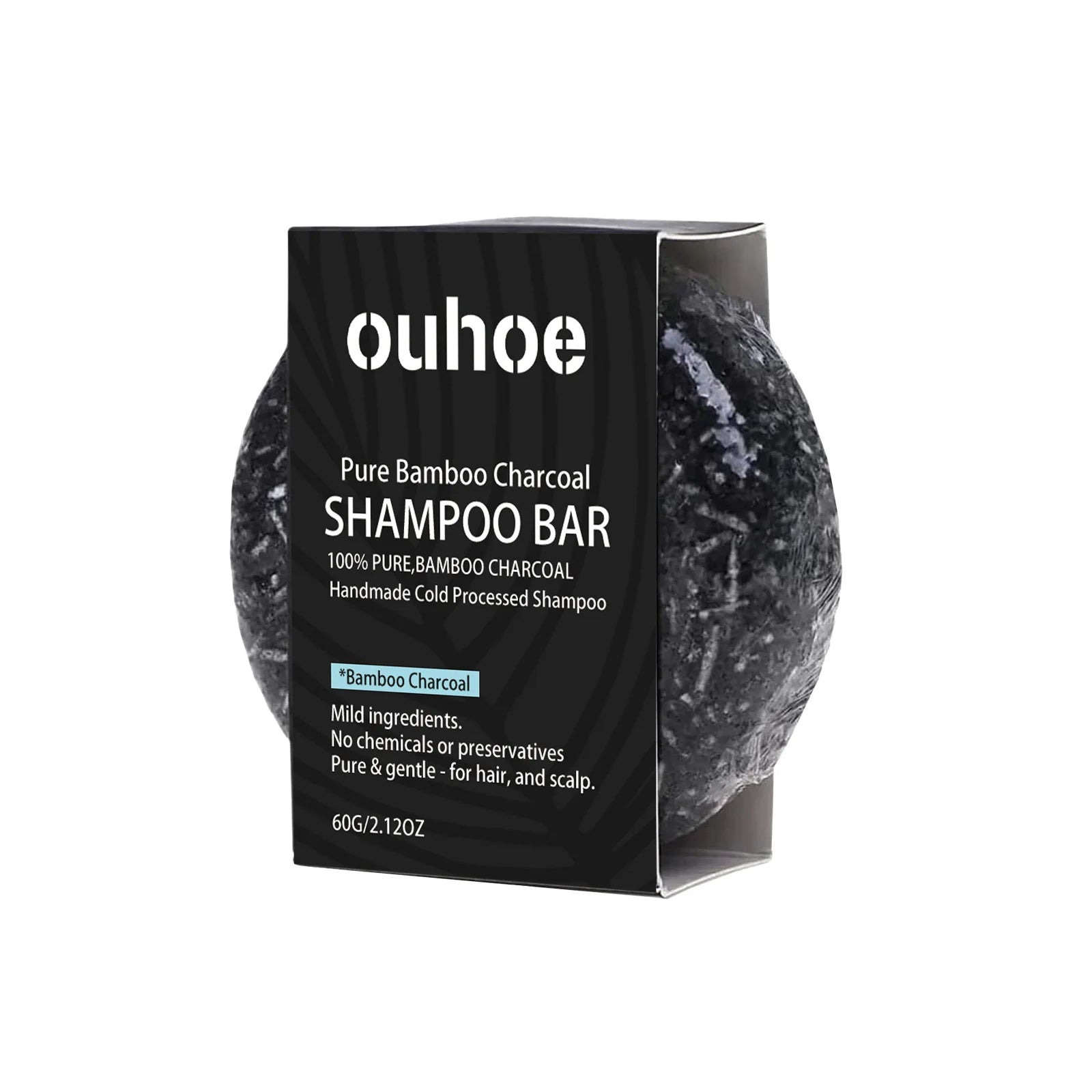 1/2/4pcs Charcoal Shampoo Soap for Oily Hair Dandruff Treatment Scalp Care Volumizing Fine Hair Solid Shampoo Bar for Men Women Peaceful Pleasures Health and Wellness 1pc