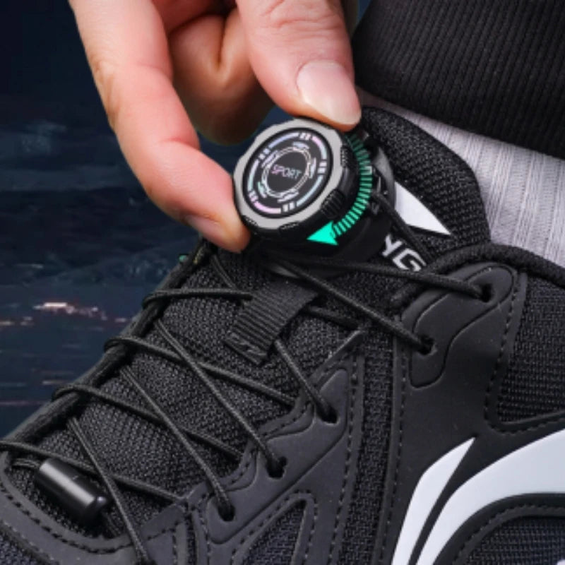 No-Tie Shoelaces with Swivel Buckle – Sneakers & Tennis Shoes