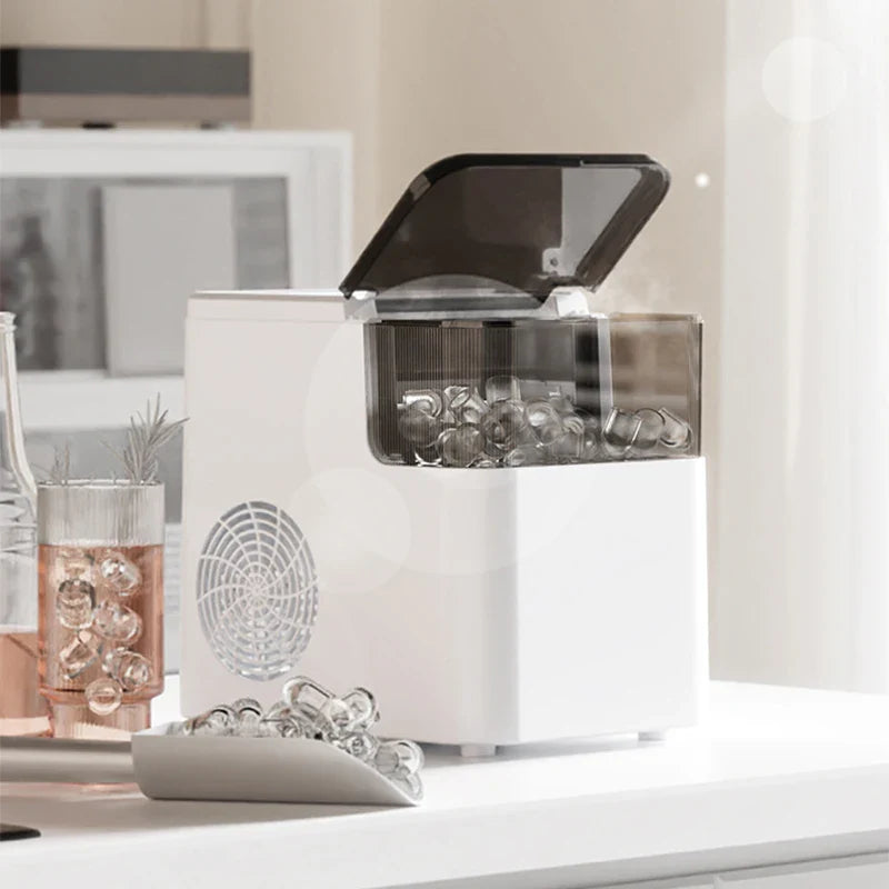 Compact Portable Ice Maker 12KG/24H – Bar & Home Use