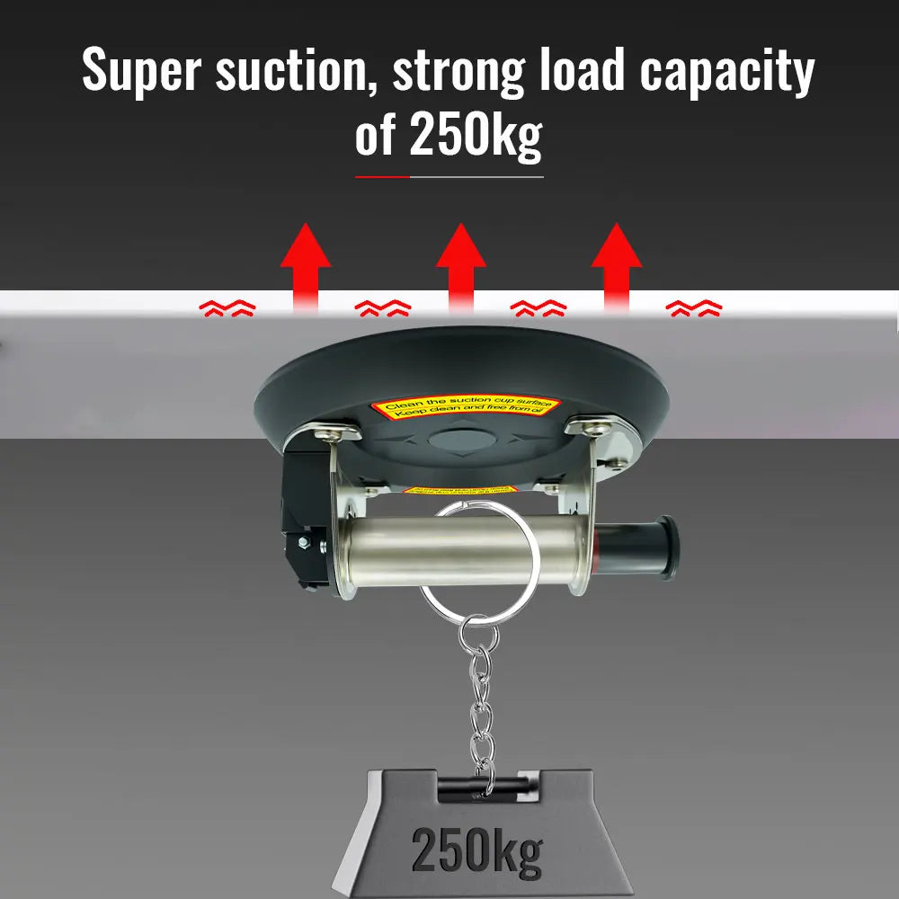 New 250KG vacuum suction cup stainless steel metal handle strong hand pump suction cup lifting magnet handling tool Peaceful Pleasures Health and Wellness