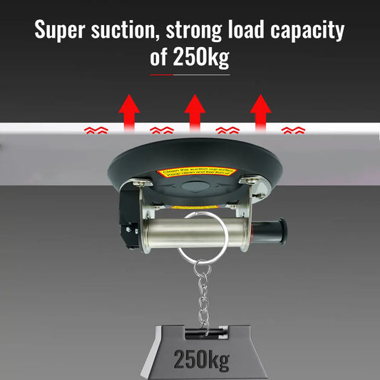 New 250KG vacuum suction cup stainless steel metal handle strong hand pump suction cup lifting magnet handling tool Peaceful Pleasures Health and Wellness