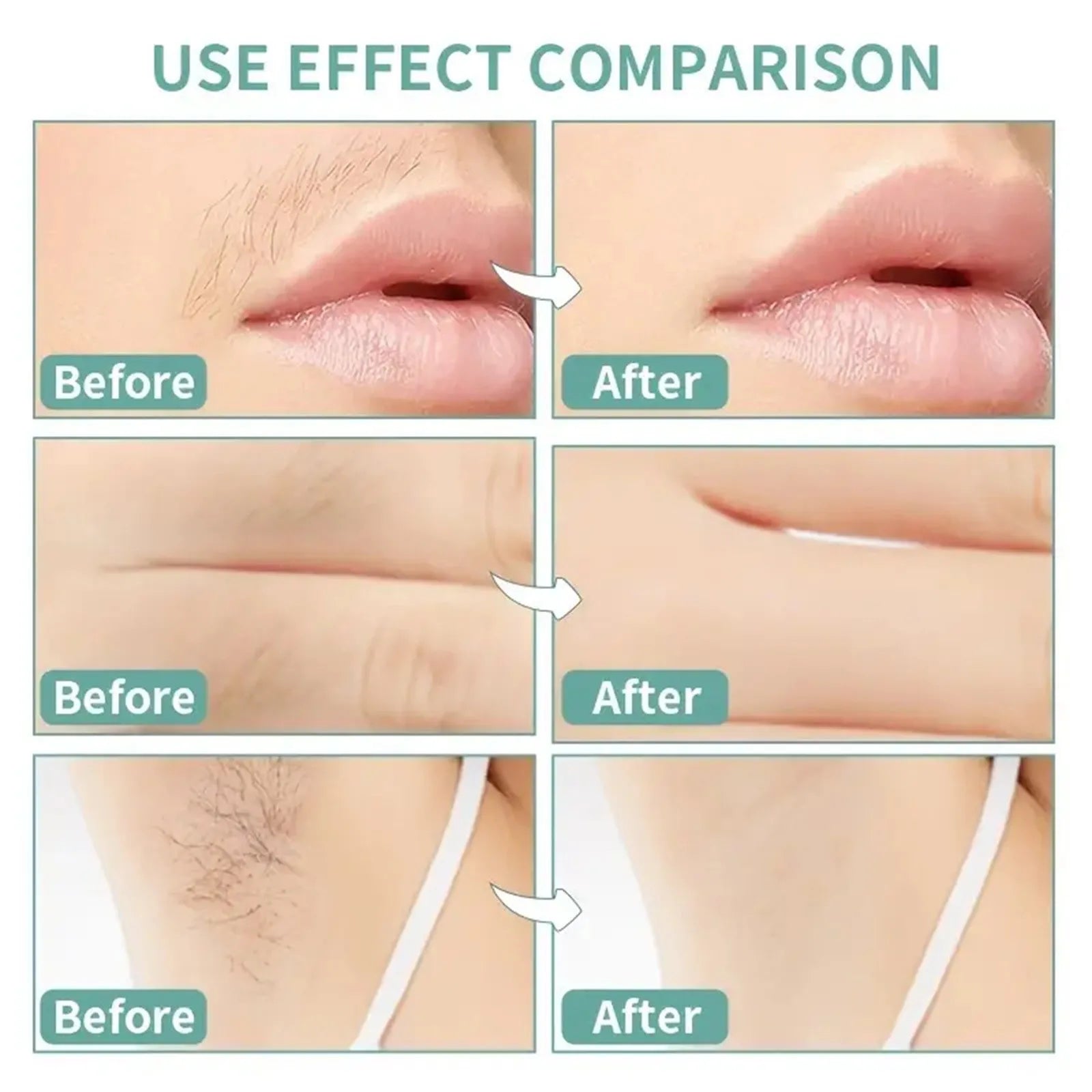 Facial Wax Strips Facial Hair Removal Quick and Painless Hair Removal Kit for All Skin Types Peaceful Pleasures Health and Wellness