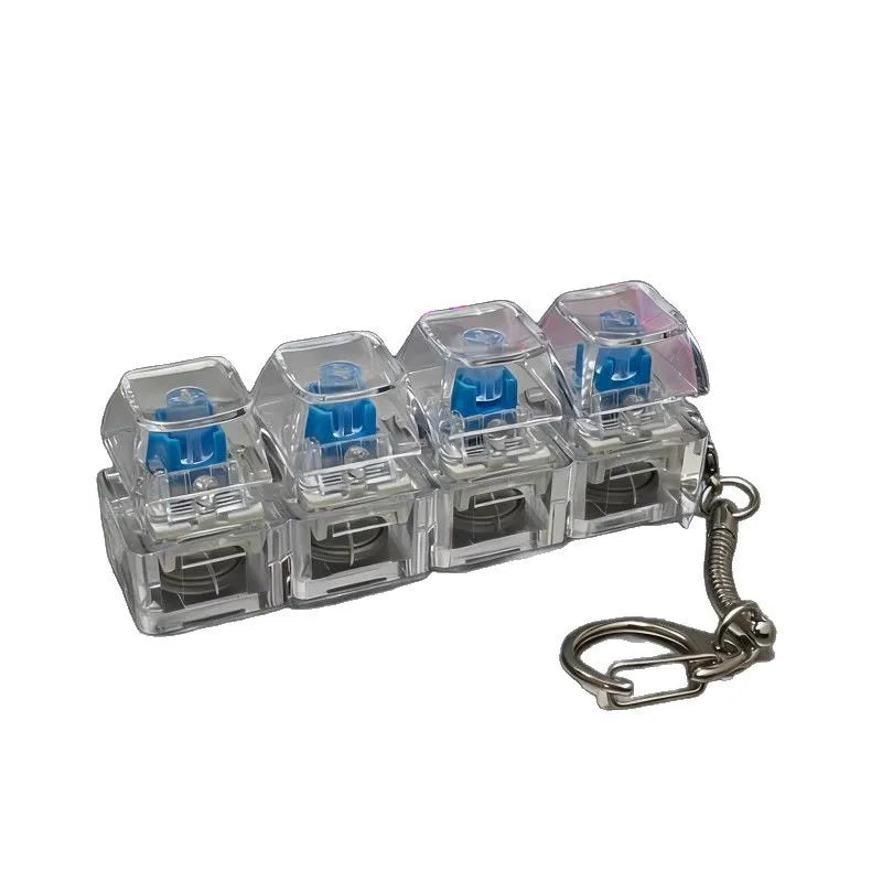 4-Key Mechanical Keyboard Switch Tester Keychain Fidget Toy