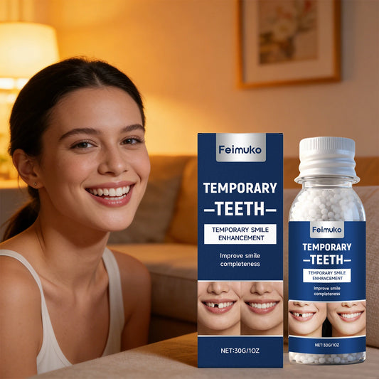 Tooth Repair Glue Dental Fixation Comfortable Safety Shapeable Teeth Gaps Filling Solid Glue Home Use Temporary Tooth Repair Kit Peaceful Pleasures Health and Wellness