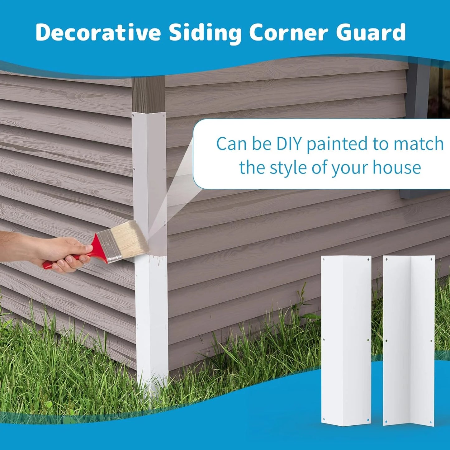 Aluminum Wall Corner Guards Heavy Duty Edge Cover Outdoor Siding