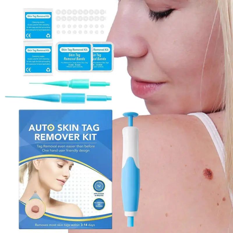 2-in-1 Skin Tag Removal Kit – Pen, Bands & Wipes | 2–8mm