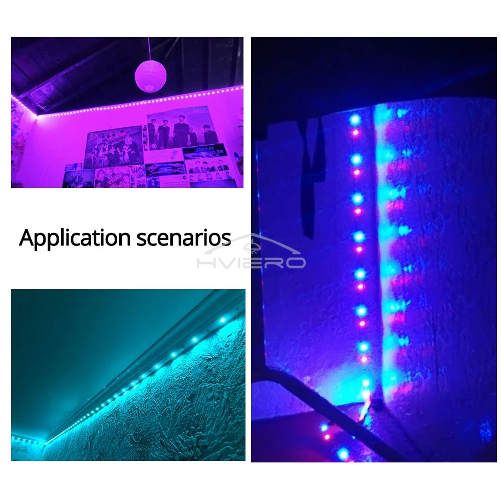 HVIERO 5M SMD 5050 LED Strip Light 300 LEDs DC 12V RGB