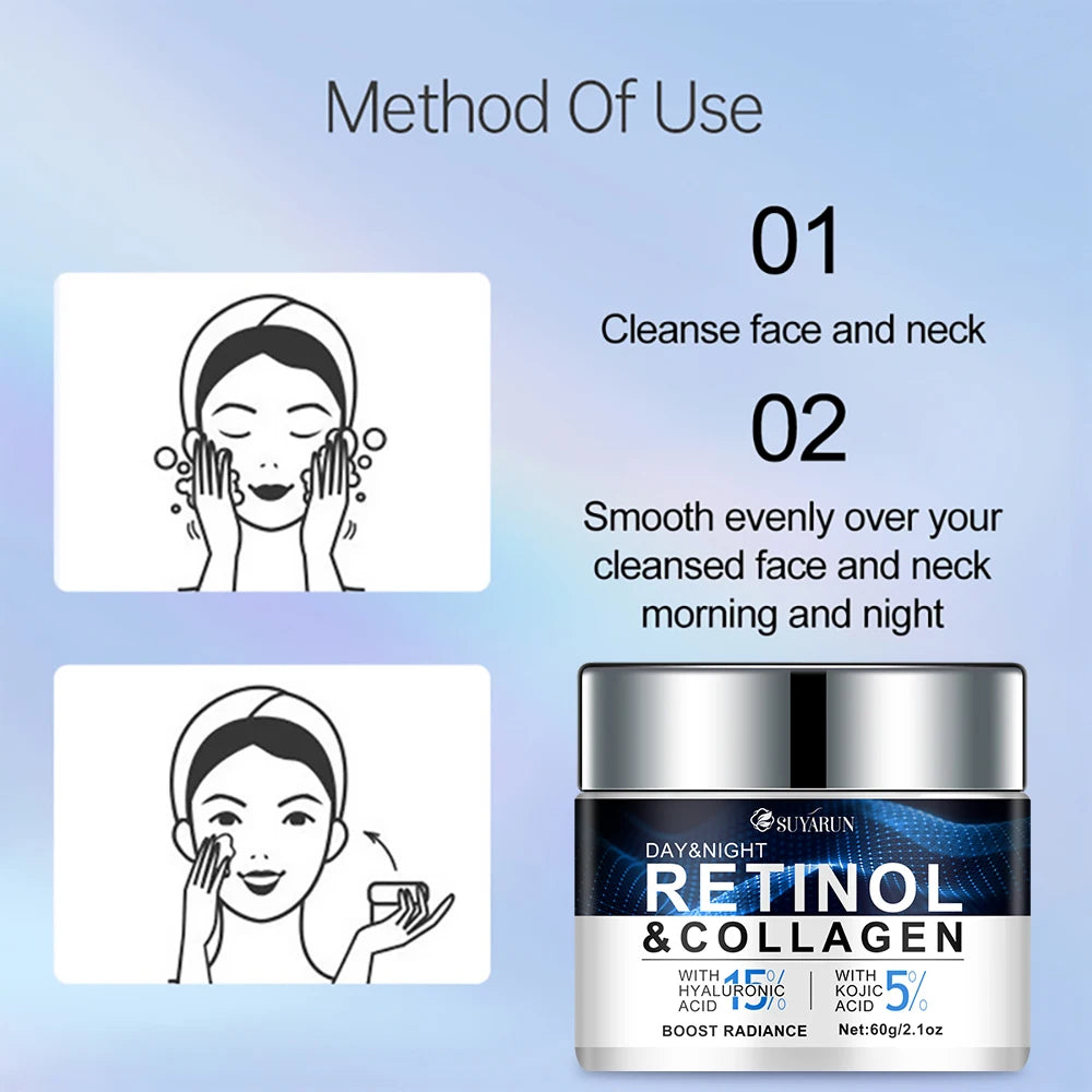 15% hyaluronic acid and 5% kojic acid moisturizer, rich in glycerin and retinol, tender, brighten, firm and improve rough skin Peaceful Pleasures Health and Wellness