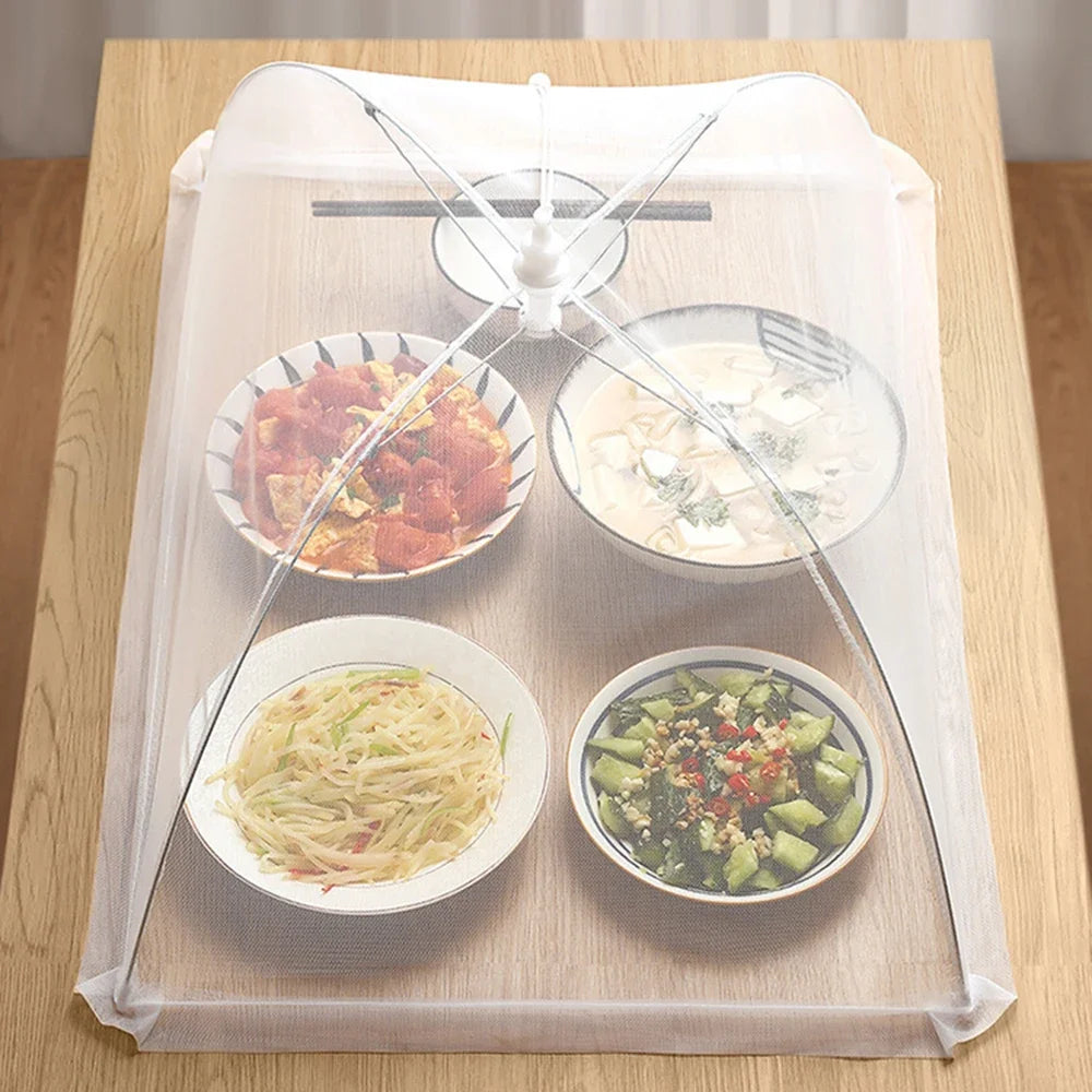 1PC Dining table cover vegetable cover home foldable table cover new dust and fly proof Peaceful Pleasures Health and Wellness