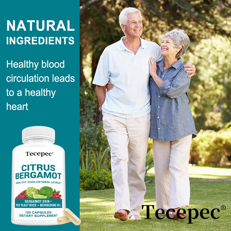 Premium Citrus Bergamot Extract Capsules - Heart & Cardiovascular Support, Immune Boost, Helps with Overall Health, Non-GMO Peaceful Pleasures Health and Wellness