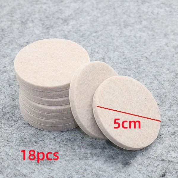 Felt Furniture Leg Pads 18–128pcs | Self-Adhesive Floor Protectors