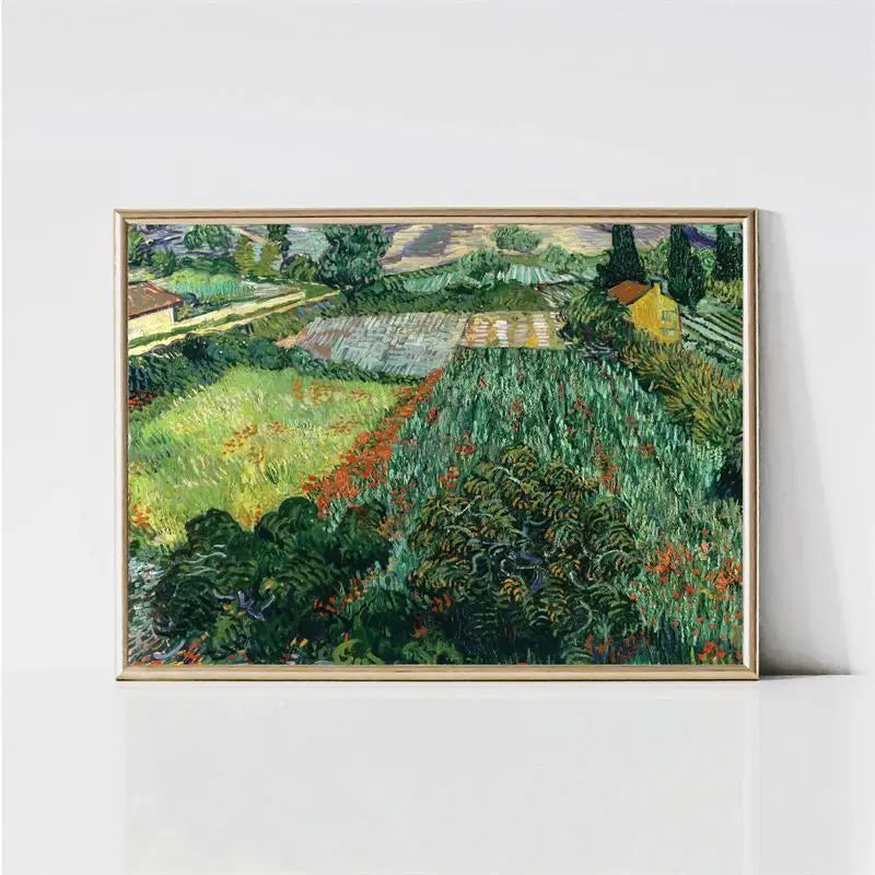 Van Gogh Canvas Wall Art Print | Starry Night Impressionist Poster Canvas Wall Art Print Peaceful Pleasures Health and Wellness 2 40x50cm Unframed