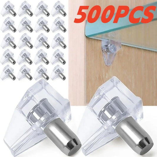 Transparent Shelf Support Pegs – Cabinet & Wardrobe Studs 10–500 PCS Shelf Support Pegs Oasis Select