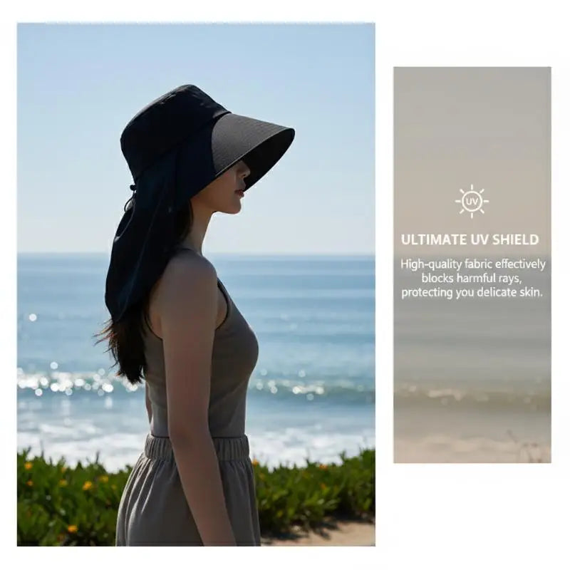 Wide Brim UV Sun Hat – Lightweight Breathable Beach Hat
