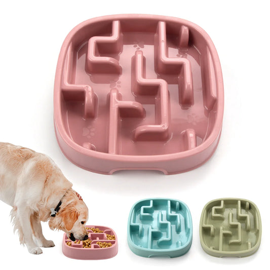 Slow Feeder Bowl for Dogs & Cats | Maze Anti-Choke Dish Slow Feeder Bowl Peaceful Pleasures Health and Wellness