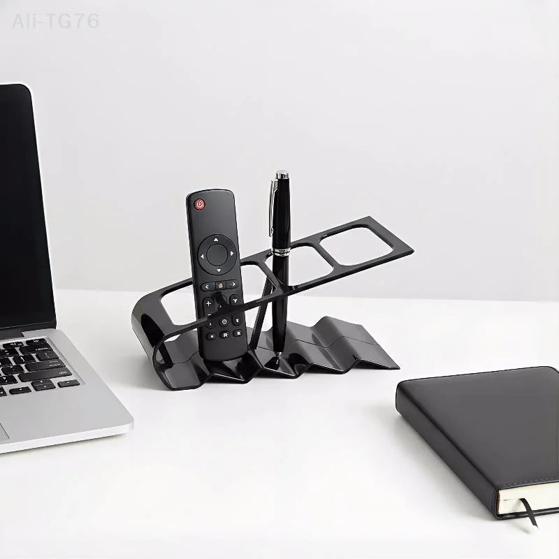 Desktop Remote Control Organizer Rack | Plastic Storage Shelf