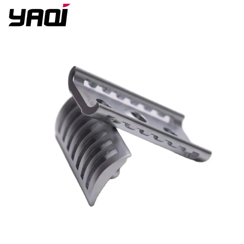 2026 Yaqi Matte Chrome Color KNIGHT-HELMET Safety Razor Head for Mens Shaving Razors Peaceful Pleasures Health and Wellness SRH039-MC