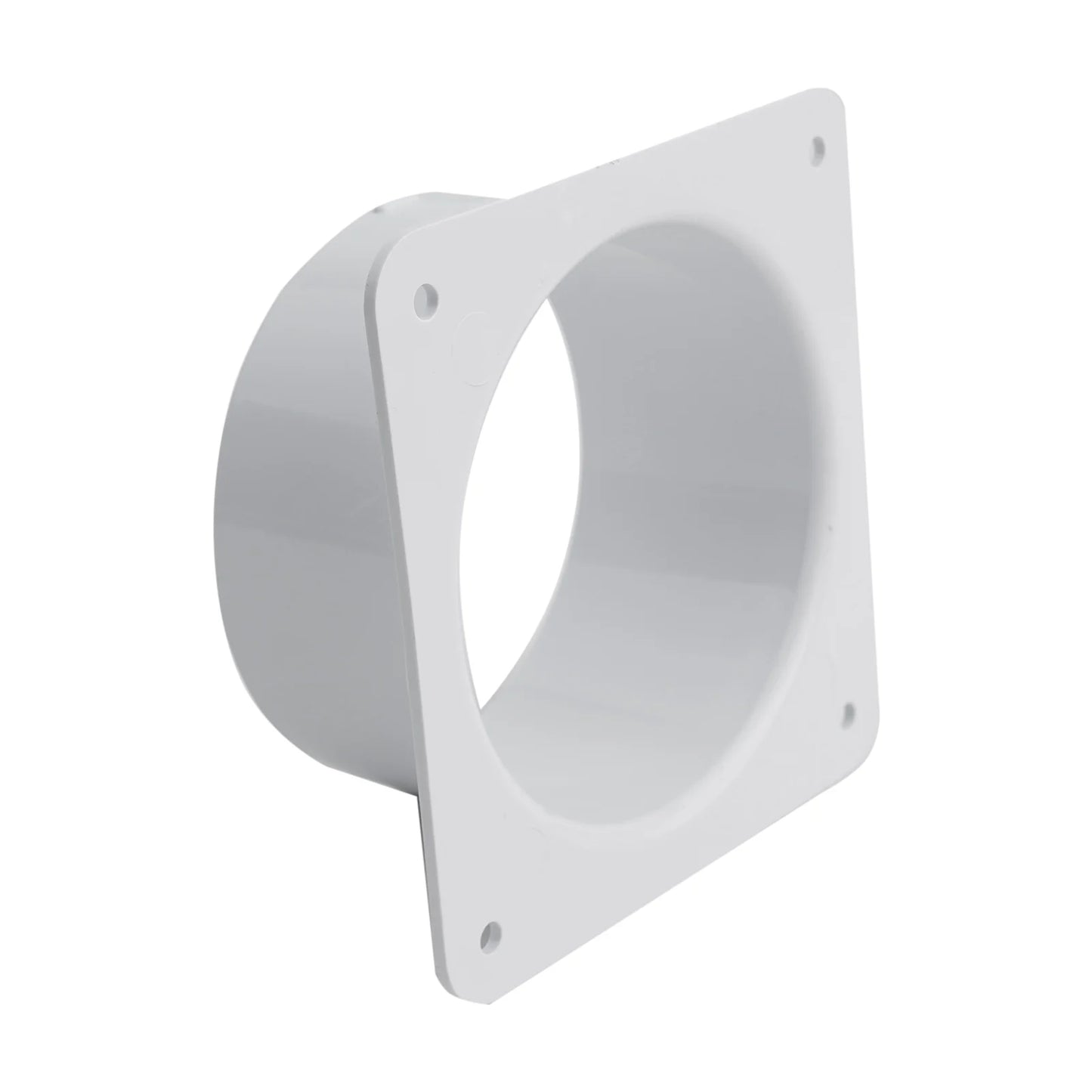 Exhaust Pipe Straight 100- ABS Air Duct Connectors Flange Ventilation