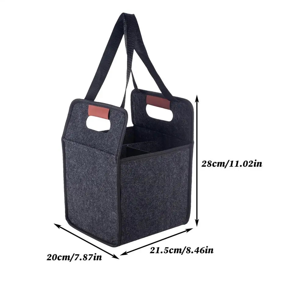 Reusable Drink Cup Carrier, Foldable Tote Bag With Handles for Daily Commute Car Picnic Cruise Party Grocery Outdoor Travel Peaceful Pleasures Health and Wellness M