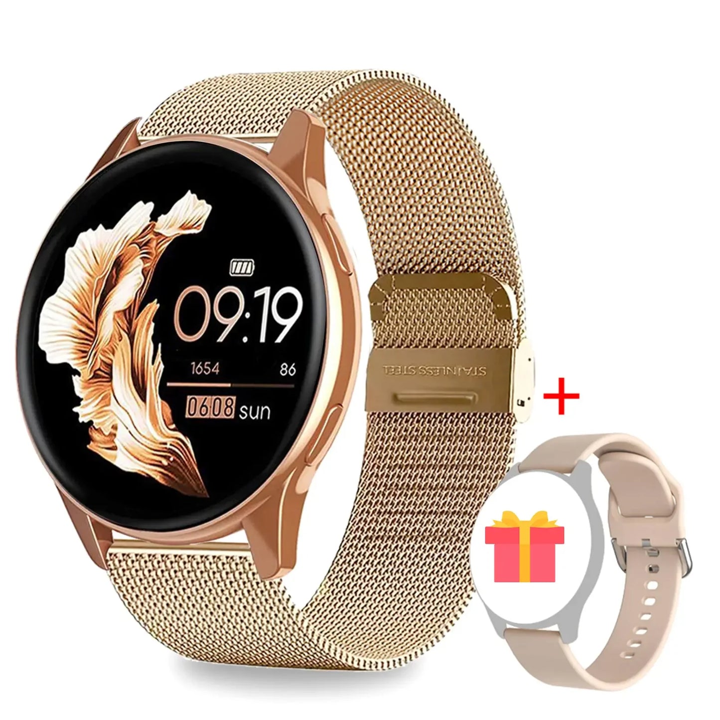 LOMAXFR T2 Pro 1.28" Smart Watch – Calls, Alerts & Dual Straps