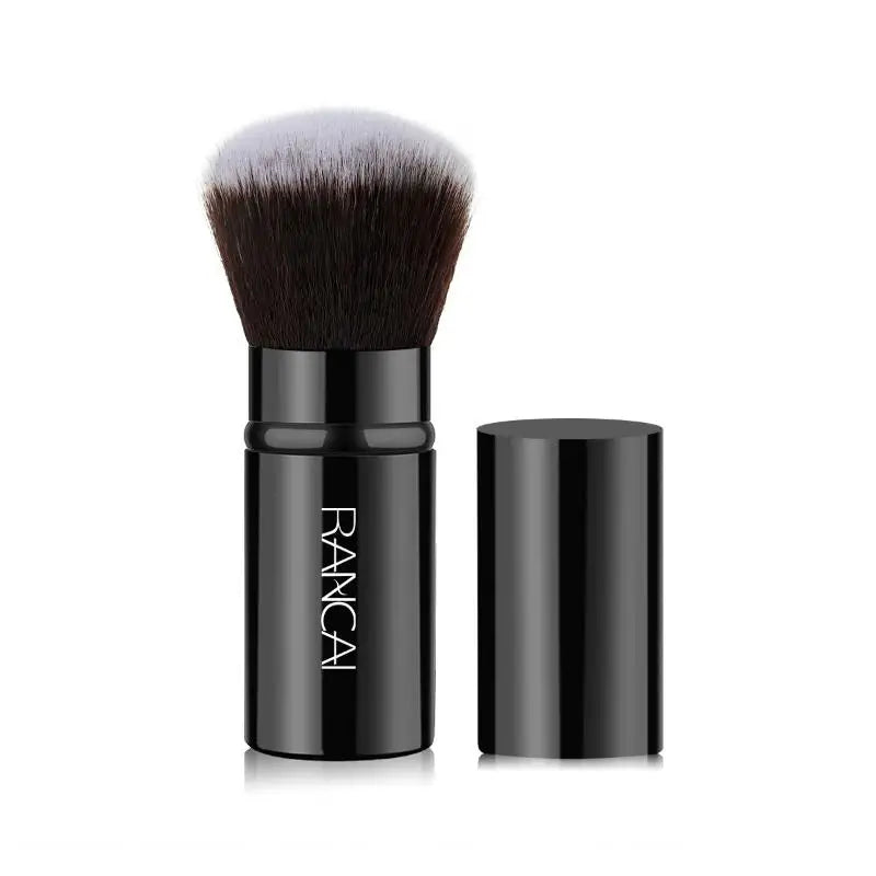 Retractable Cosmetic Brush Portable Face Powder Blusher Foundation Blush Highlight Brush Fiber Hair Handle Brush Female Peaceful Pleasures Health and Wellness A15