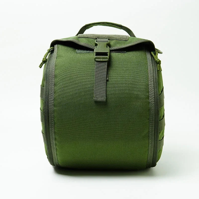 Tactical Helmet Bag Airsoft Anti-virus Carrier Bag Bulletproof Helmet Box Outdoor Storage Molle Bag For Fast MICH Wendy Helmet Peaceful Pleasures Health and Wellness Armygreen