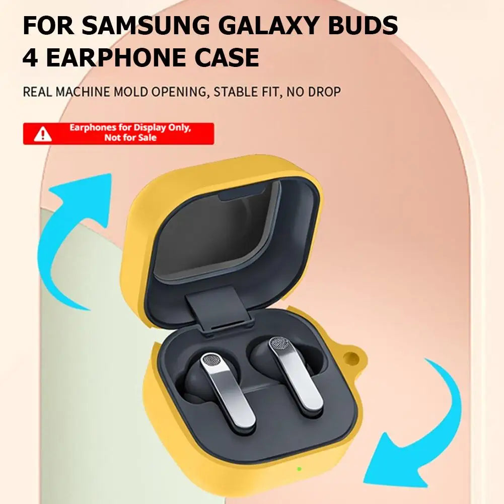 For Samsung Galaxy Buds4 4 Pro Earbuds With Silicone Case, Shock-resistant Charging Case Peaceful Pleasures Health and Wellness