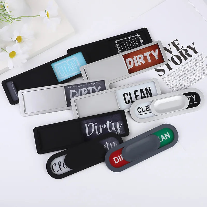 Dishwasher Magnet Clean Indicator Sign Dishwasher Clean Dirty Reminder Cleaning Instruction Sign Peaceful Pleasures Health and Wellness