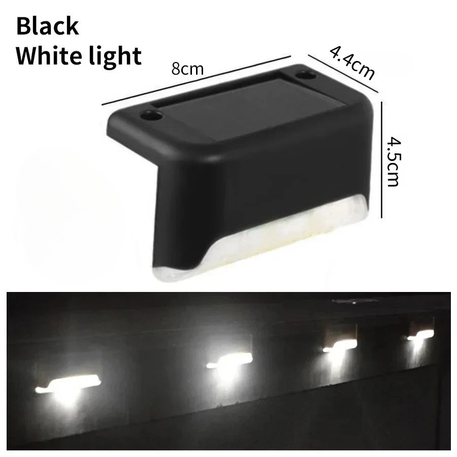 Solar LED Stair & Fence Lights | IP65 Waterproof Garden Lights