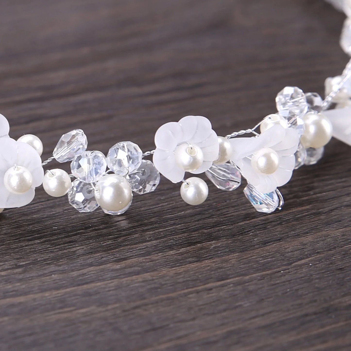 Bridal Hairband Hair Jewelry Birthday Party Crystal Headpiece with Ribbon for Birthday Party And Pageant Peaceful Pleasures Health and Wellness