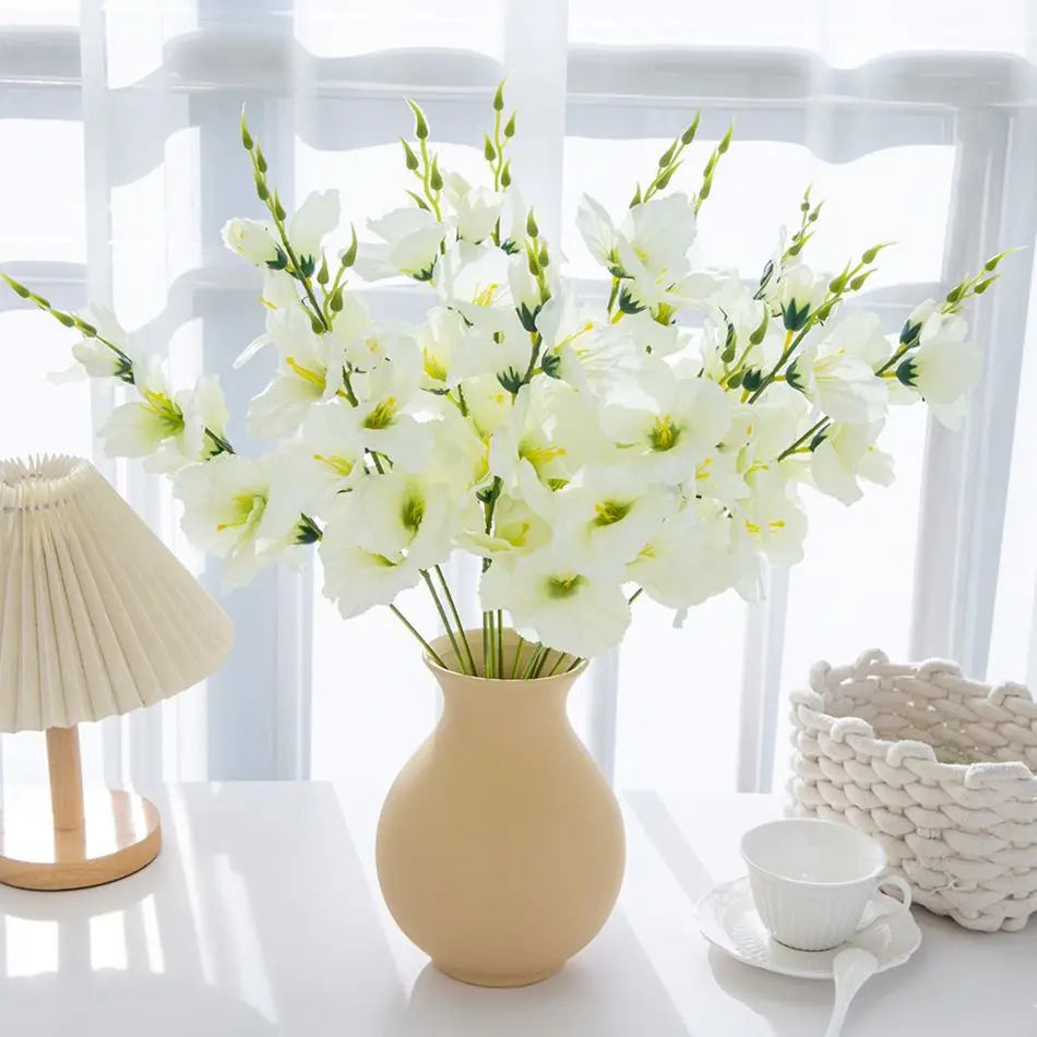 Artificial Moth Orchid Silk Flowers | Wedding & Home Décor 2/4 Pcs