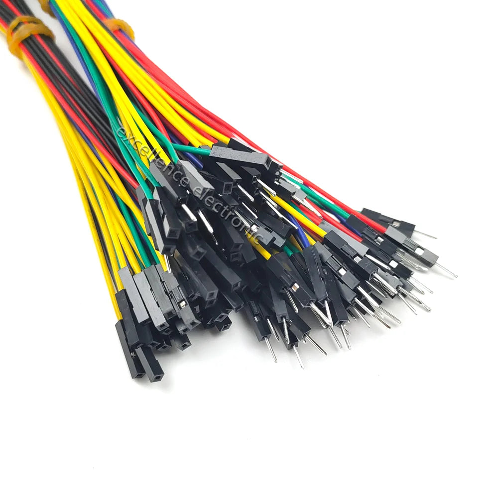 50-300pcs 10cm 20cm 30cm Jumper Wire Dupont Cable Line Connector Assorted Kit for Arduino Raspberry pi Electronic Breadboard PCB Peaceful Pleasures Health and Wellness