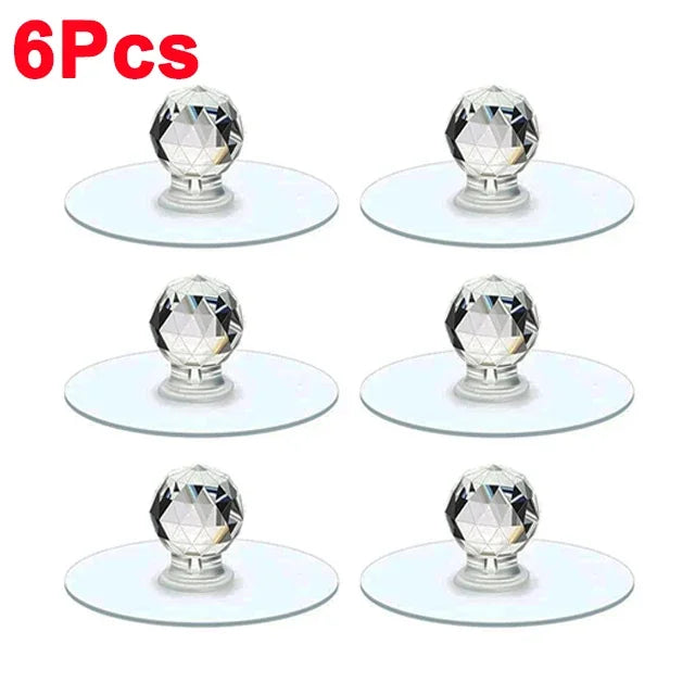 Self-Adhesive Drawer Knobs – Punch-Free Cabinet Handles 2–10pk