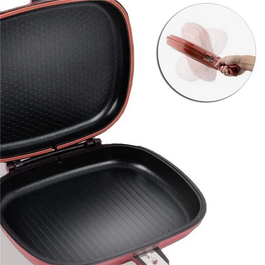 3-Pack Silicone Sealing Rings for 28cm & 30cm Double Flip Pan Cookware Replacement Parts Peaceful Pleasures Health and Wellness Red