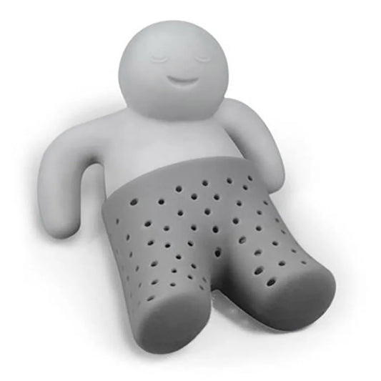 Silicone Tea Infuser Interesting Life Partner Cute Mister Tea Strainer MR Little Man Tea Infuser Filter Brewing Making Teapot Peaceful Pleasures Health and Wellness