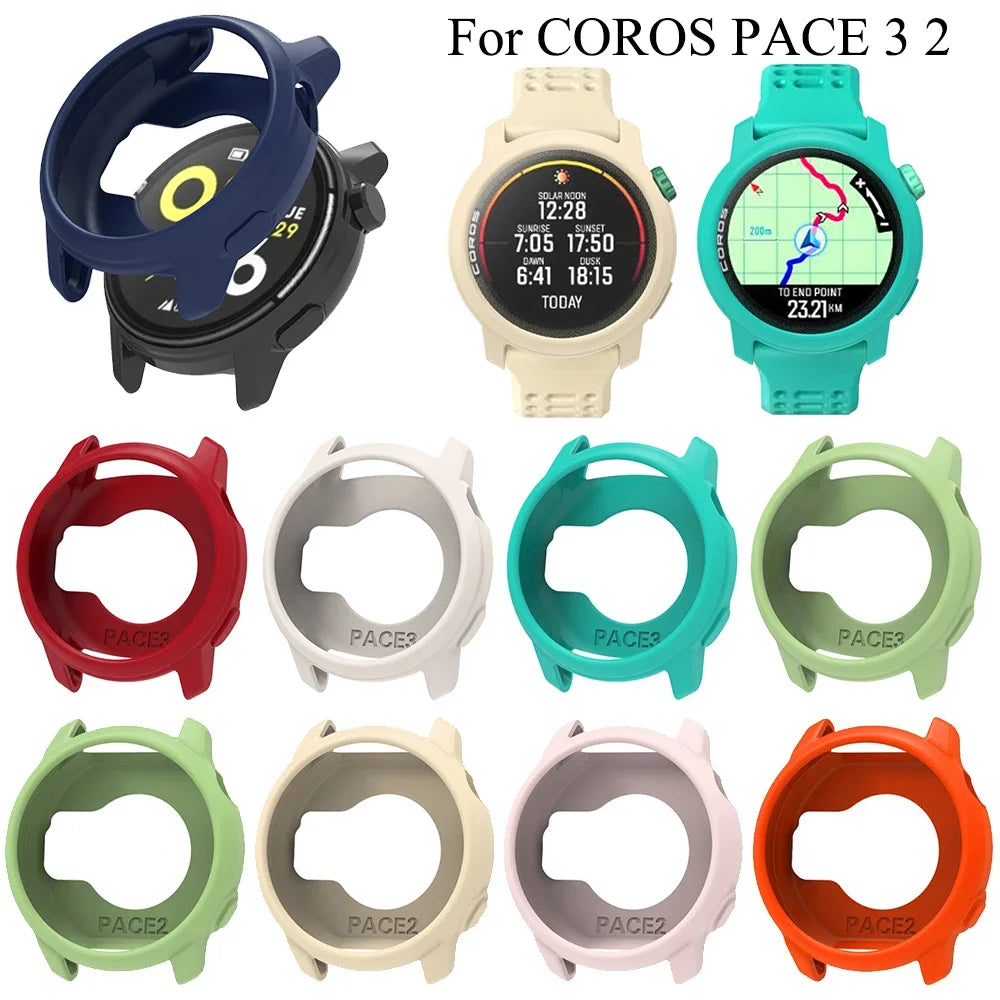 Silicone Case Cover for COROS PACE 3 & PACE 2 – Full Protection Peaceful Pleasures Health and Wellness