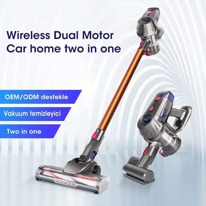Wireless Handheld Vacuum Cleaner 10000Pa Strong Suction Rechargeable with LED Light 2200mAh Battery for Pet Hair Home Cleaning Peaceful Pleasures Health and Wellness