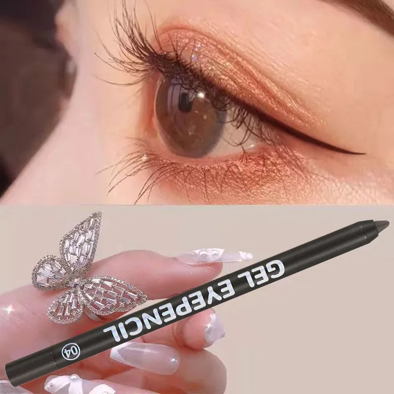 Dragon Ranee 12-Color Pearlescent Waterproof Eyeliner Pencil