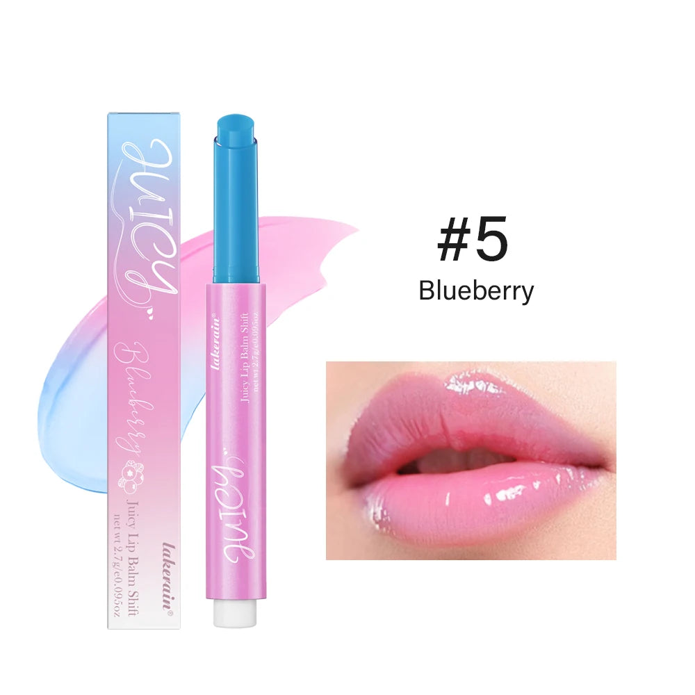 Color Change Juicy Lip Balm Shift Ph Color Changing Lip Balm Long Lasting Moisturizing Lipstick all change to pink lips makeup Peaceful Pleasures Health and Wellness Buleberry5