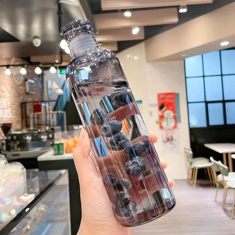 BPA-Free Water Bottle with Time Scale | 500ml & 750ml Sport