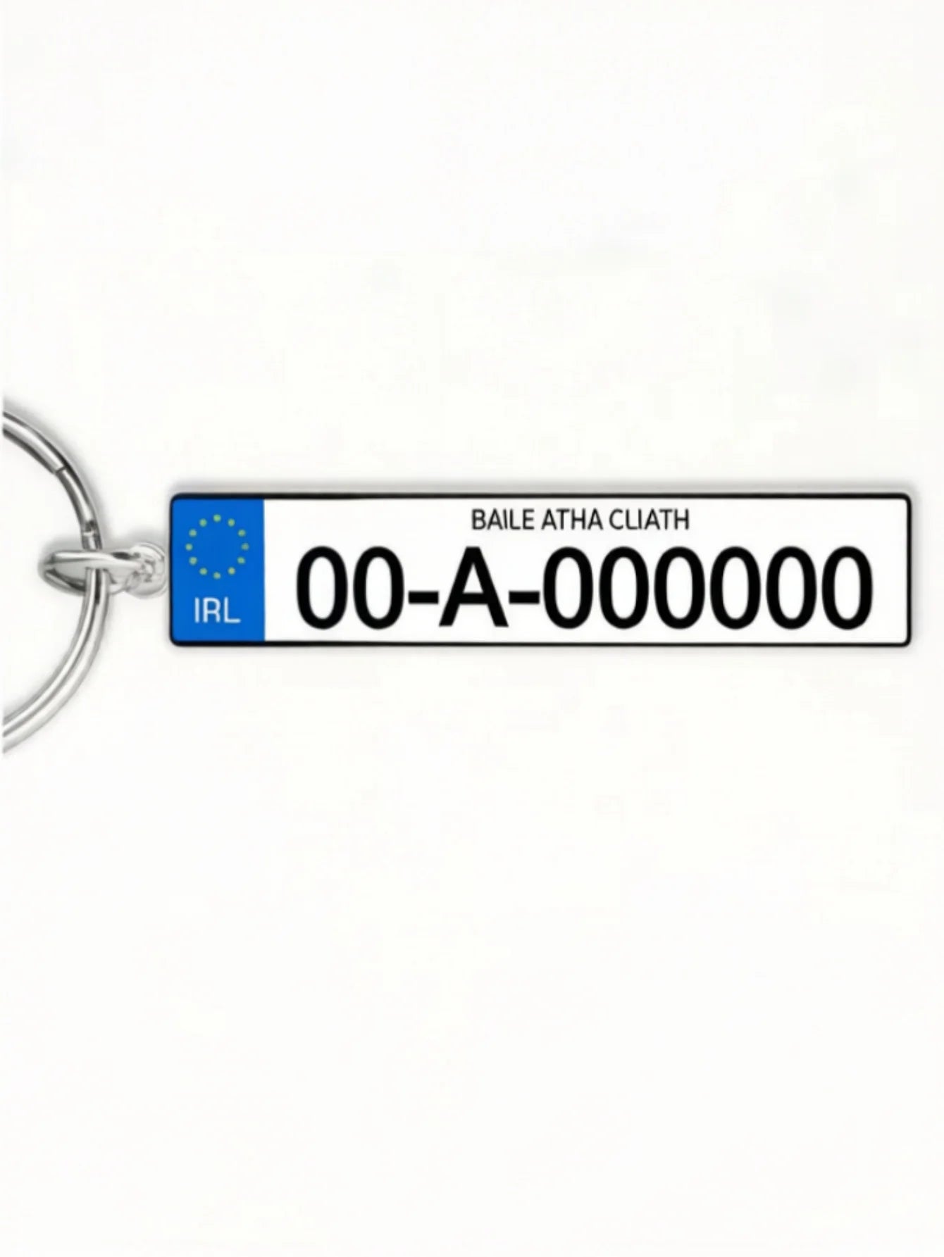 Custom Car License Plate Keychain Personalized Name Number Plate Acrylic Metal Keyring Gift for Dad Boyfriend Peaceful Pleasures Health and Wellness Ireland Acrylic
