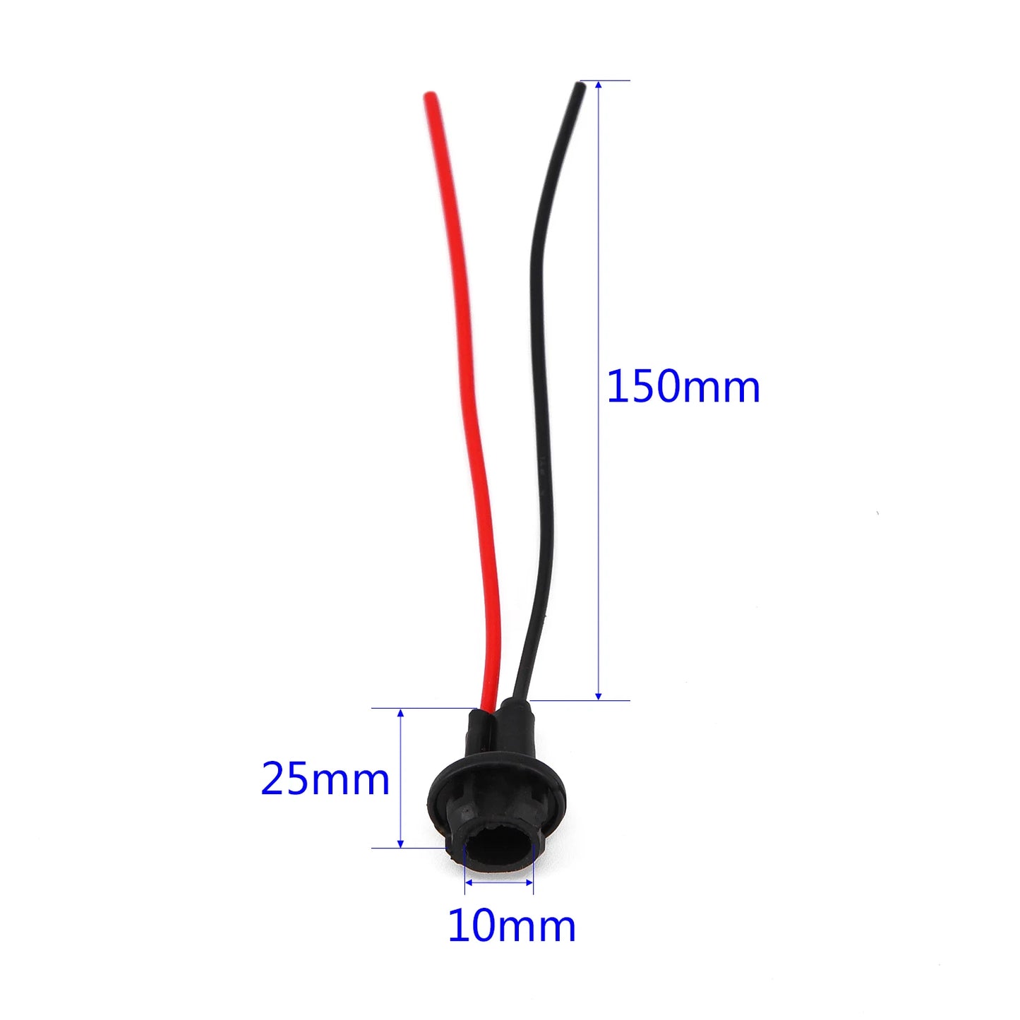 T10 W5W 168 194 Socket Marker Instrument Lights Holder Connector Wire